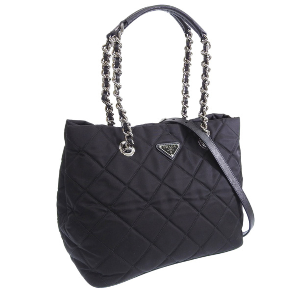 Prada Outlet Nylon Shoulder Bags Nero Black
